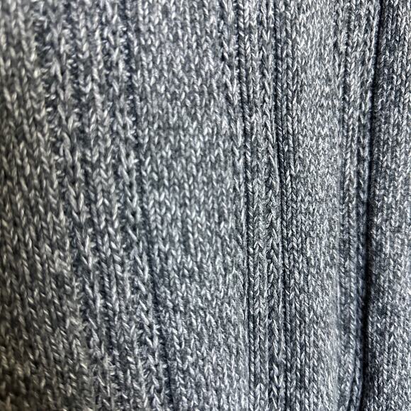 Tasso Elba Mens Heavy Knit 1/4 Zip Pullover Sweater Size Medium Grey Marled - Picture 2 of 10